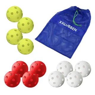 Salibandypallo Crater Unihoc 12 kpl | Uurrettu | Virallinen IFF-pallo