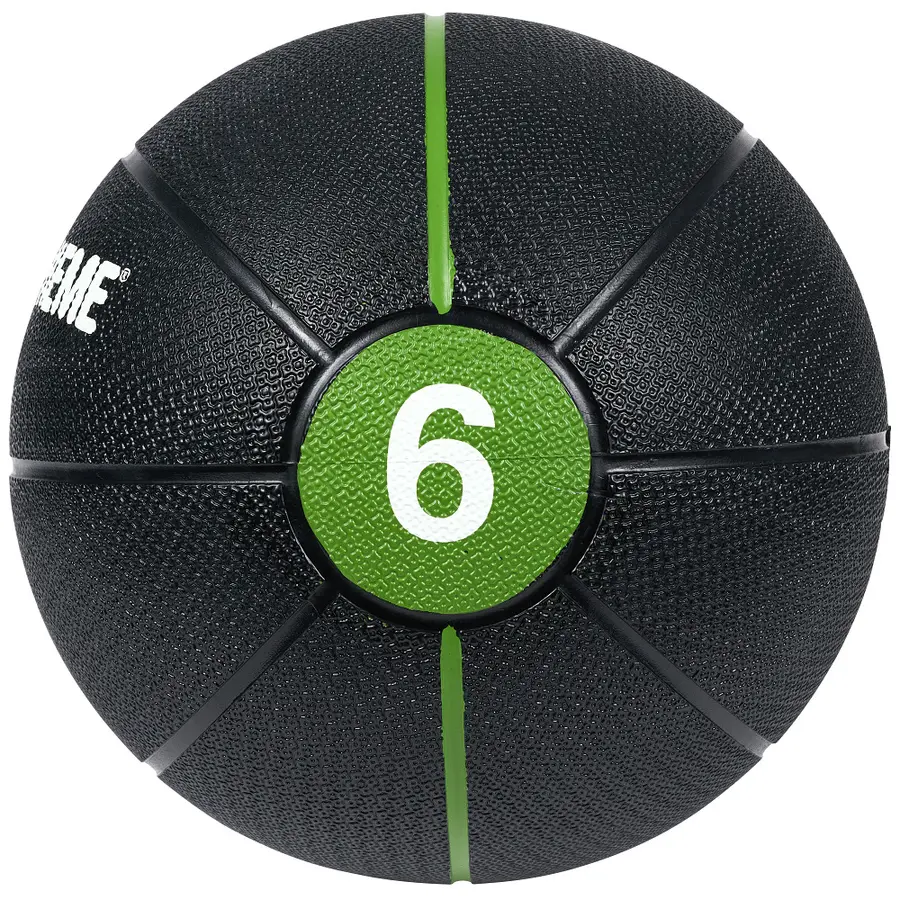 Medisinball Sport-Thieme 6 kg Gummiball med sprett og godt grep 