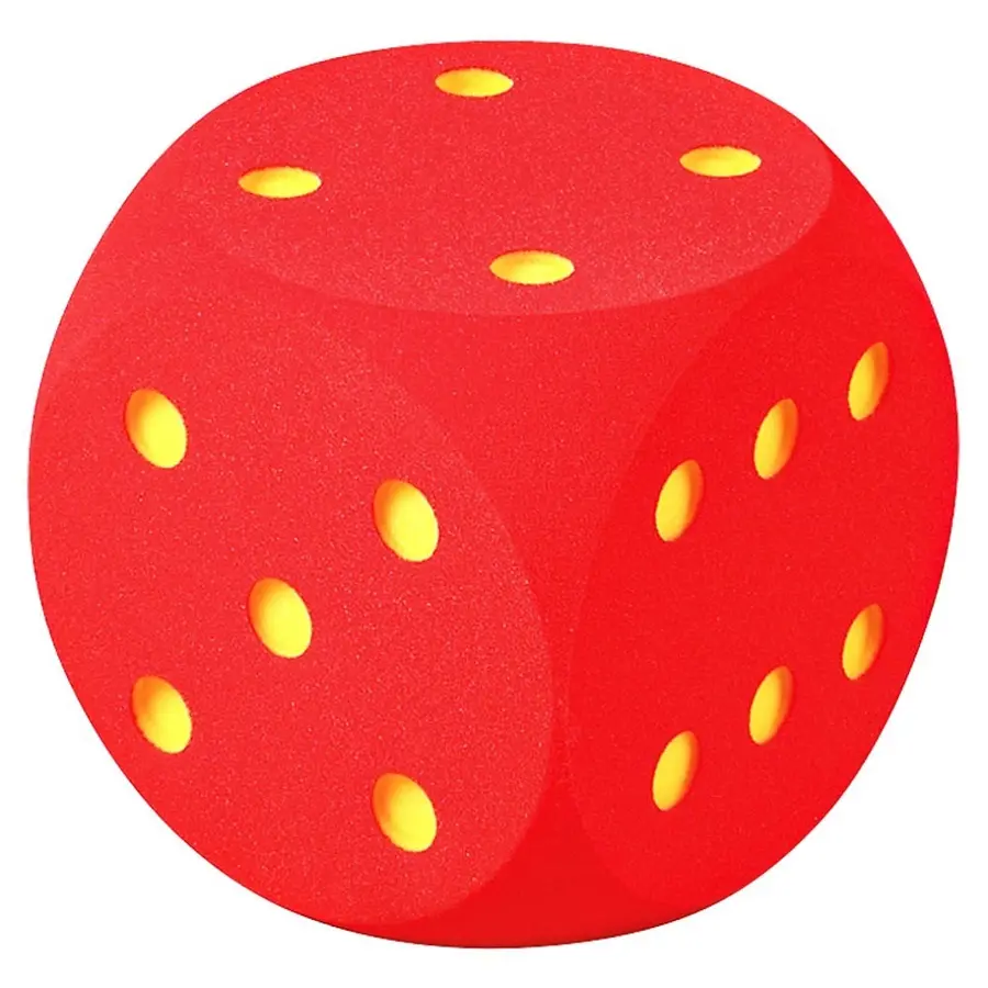 Volley | Vaahtomuovikuutio 1 kpl | 50x50 cm | Punainen 
