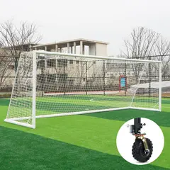 Klubben | Jalkapallomaali 7,32 x 2,44 m | 360° kääntyvät pyörät