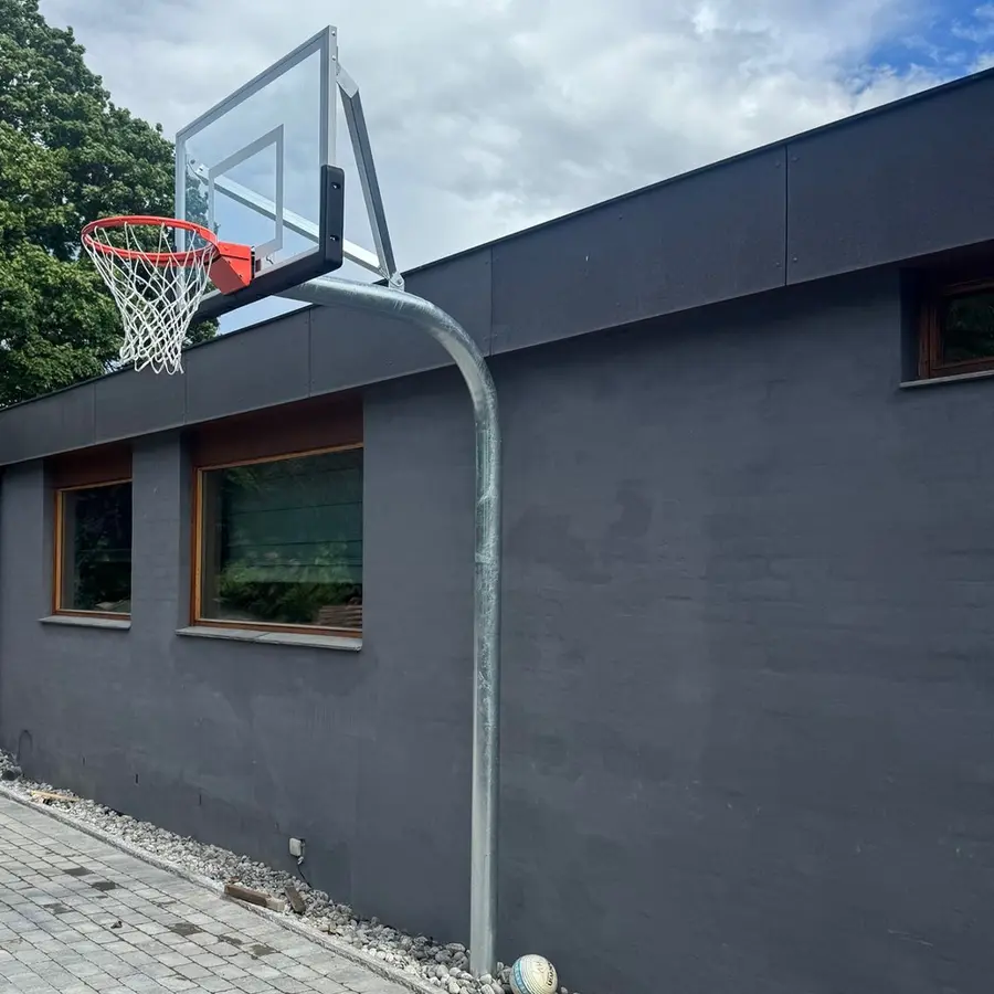 Klubben | Koripalloteline Street Maahan kiinteästi asennettava 