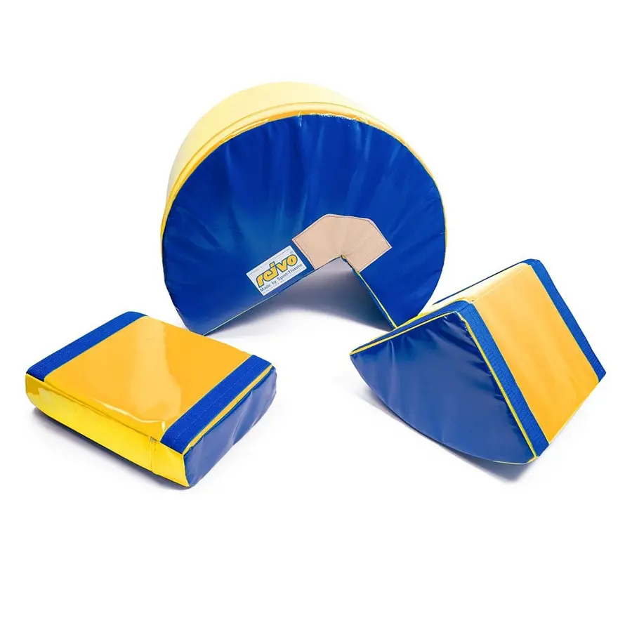 Reivo | Rinogym Flikk Flakk 70 x 70 x 40 cm | 3-osainen 