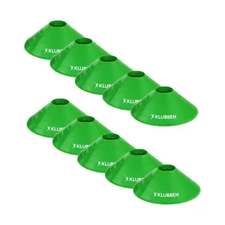 Klubben | Merkkilautassarja 10 kpl Halkaisija 19 cm | Vihreä