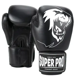 Super Pro | Warrior Nyrkkeilyhanskat 10 oz | Musta/valkoinen
