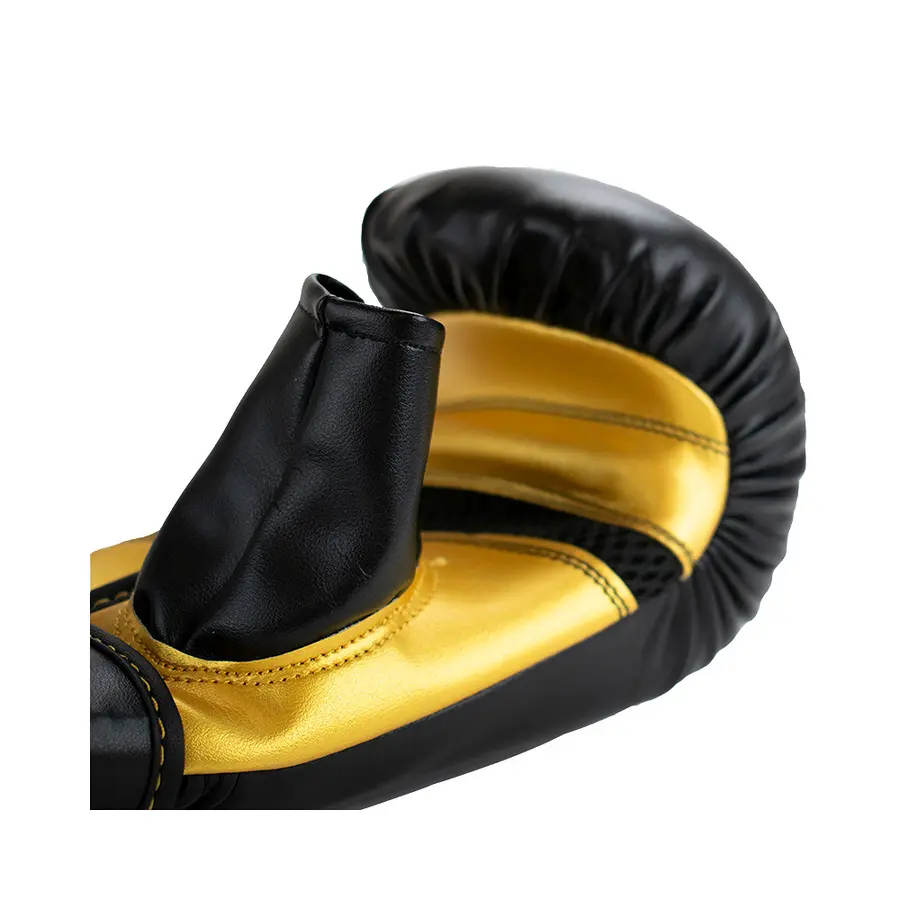 Super Pro | Victor Gold Nyrkkeilyhanskat XS | Musta/Kulta 