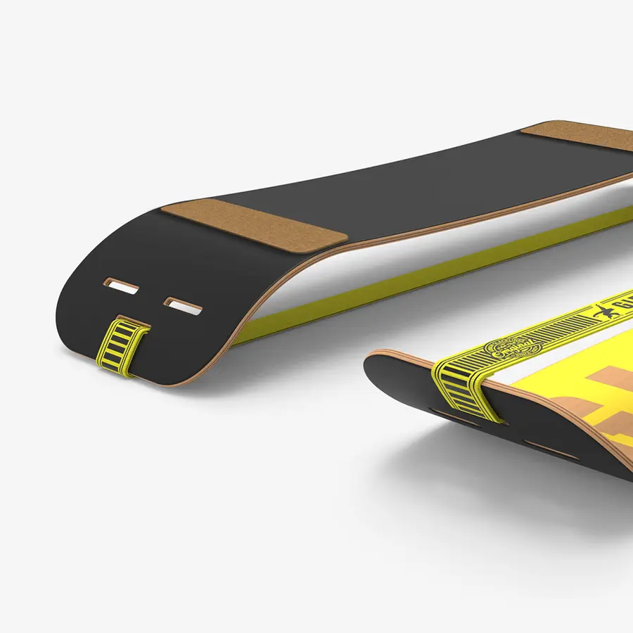 Gibbon | Giboard Bonzo Classic Slackline 106x28x14 cm | Keltainen 