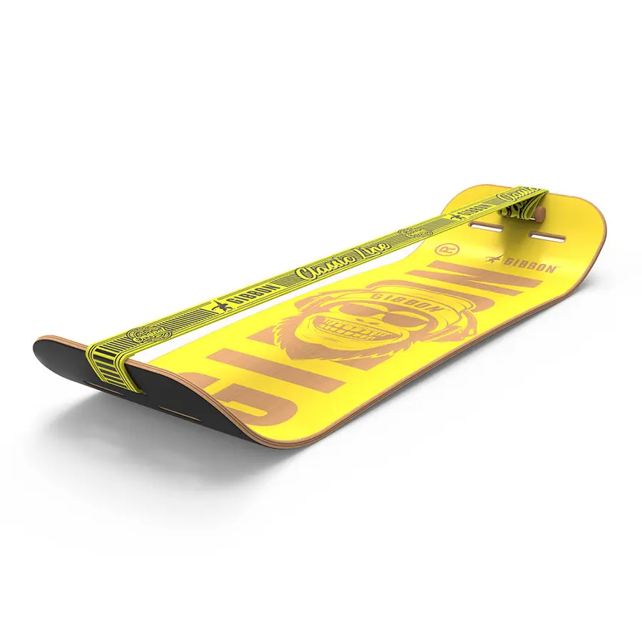 Gibbon | Giboard Bonzo Classic Slackline 106x28x14 cm | Keltainen 