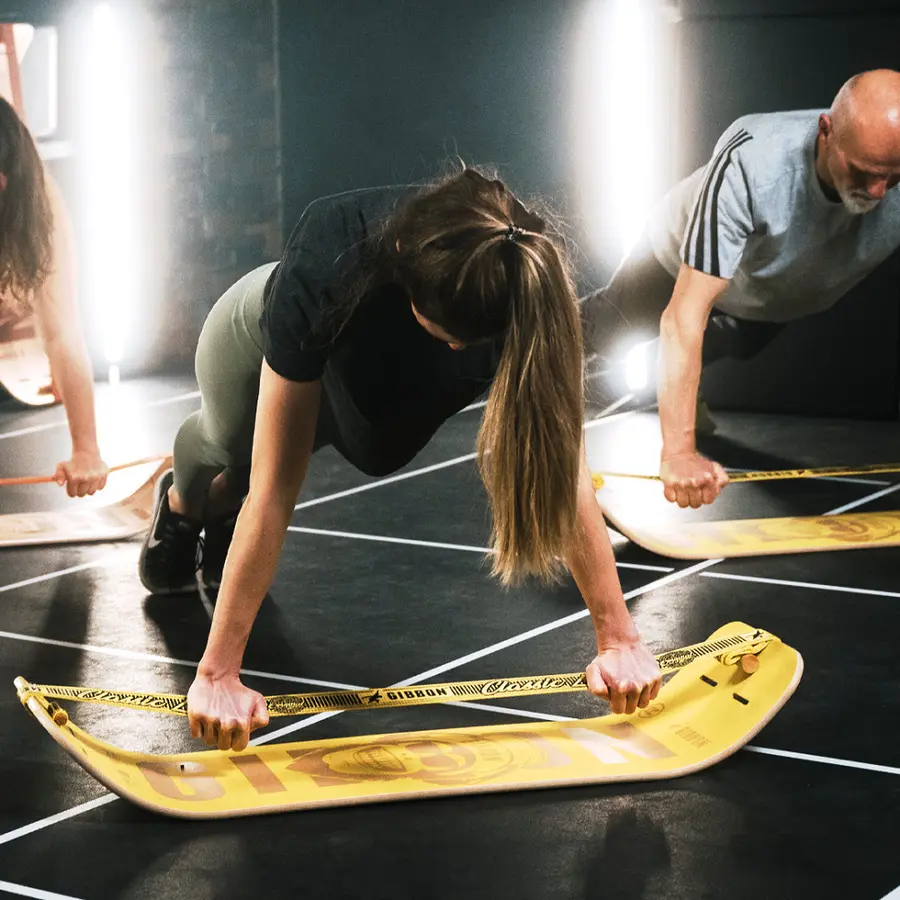 Gibbon | Giboard Bonzo Classic Slackline 106x28x14 cm | Keltainen 