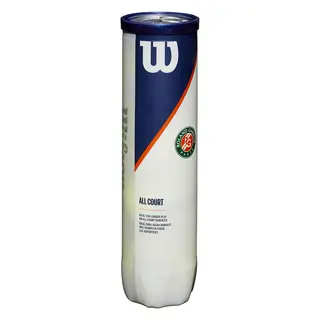 Wilson | Roland Garros Tennispallot 4 kpl | Paineistettu pallo