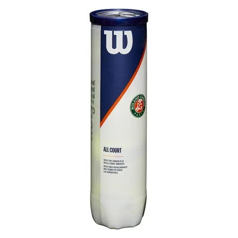 Wilson | Roland Garros Tennispallot 4 kpl | Paineistettu pallo