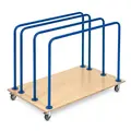 Sport-Thieme | Kuljetusvaunu 124,5x70x83,7 cm | Matoille