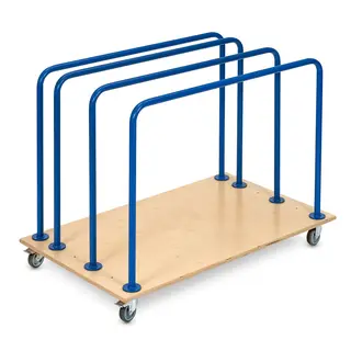 Sport-Thieme | Kuljetusvaunu 124,5x70x83,7 cm | Matoille