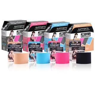 Kinesio | Tex Classic Kinesioteippi Vaaleanpunainen | 4 m x 5 cm