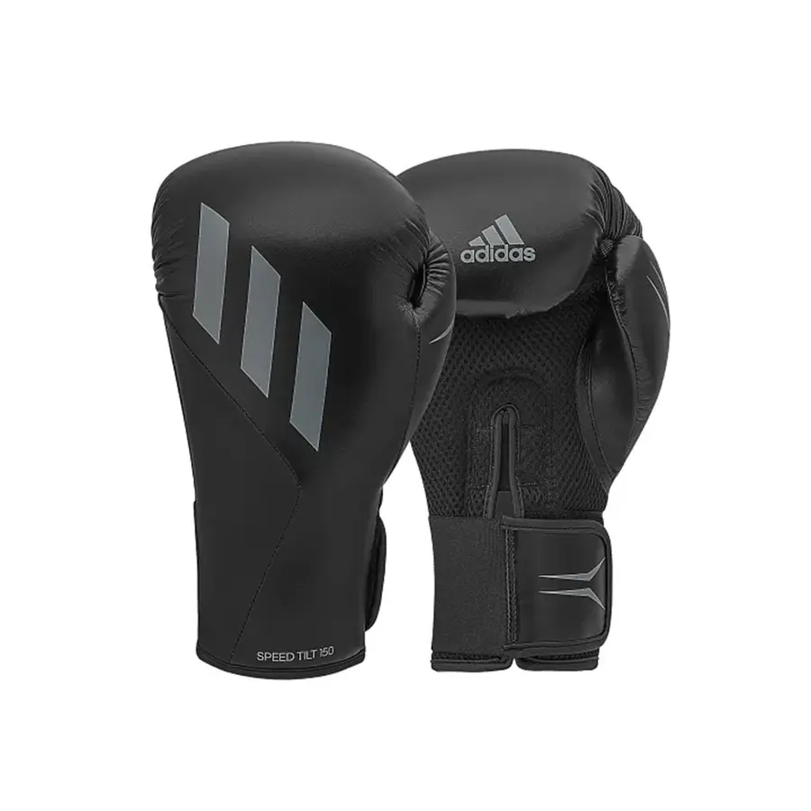 Adidas | Speed Tilt 150 Nyrkkeilyhanskat 12 oz | Musta/harmaa 