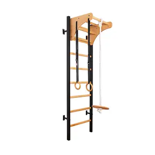 BenchK &quot;212&quot; Fitness Wall Bars. Fully flexible for multifunctional use. Black