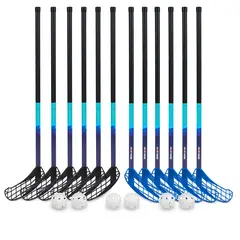 Sport-Thieme | Salibandysetti Captain 12 Mailaa | 6 Palloa | 85 cm