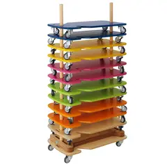 Pedalo | Safety Color Rullalautasetti 12 Rullalautaa | 60x35x150 cm