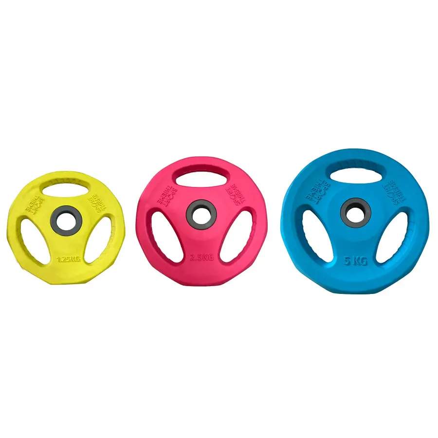 Sport-Thieme | Rubber Painolevy 1,25 kg | Keltainen 