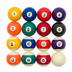 Sportime | Pool Sport Biljardipallot 16 kpl | 54 mm
