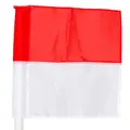 Sport-Thieme flag for border pole &#248; 50 m Red/white