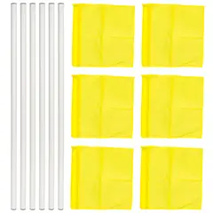 Sport-Thieme All-Round&quot;  Boundary Bar Set yellow flag