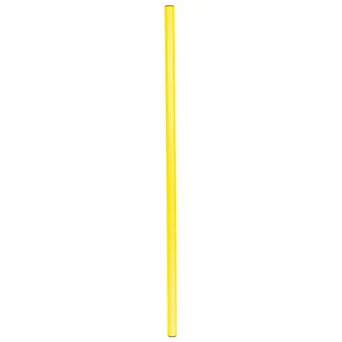 Kulmatolppa muovia Keltainen | Pituus 165 cm