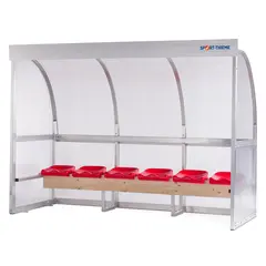 Sport-Thieme | United Vaihtopenkki 3 m | 6 Istumapaikkaa | 126 kg