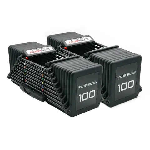 PowerBlock Manual PRO 100 EXP S&#228;&#228;dett&#228;v&#228; k&#228;sipaino | 1–45 kg