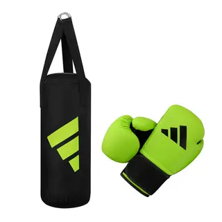 Adidas nyrkkeilysetti Boxing Kit 8 oz 10–16-vuotiaille | Vihreä