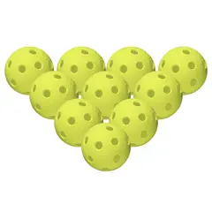 Salibandypallo Crater Unihoc | Keltainen 10 kpl | Uurrettu | Virallinen IFF-pallo