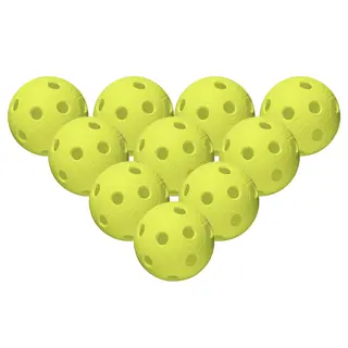 Salibandypallo Crater Unihoc | Keltainen 10 kpl | Uurrettu | Virallinen IFF-pallo