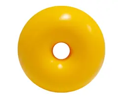 Donut Floats Yellow 70mm Flottør. Smultring