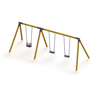 Keinuteline | 3 Istuimelle 6,4x3,2 m