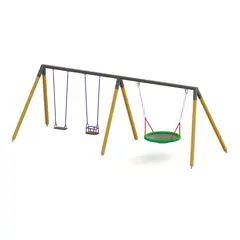 Kaksinkertainen Keinuteline 7,4x3,1 m