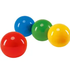 Freeball Kumipallo 4 kpl | Kevyt kumipallo | 6,5 cm