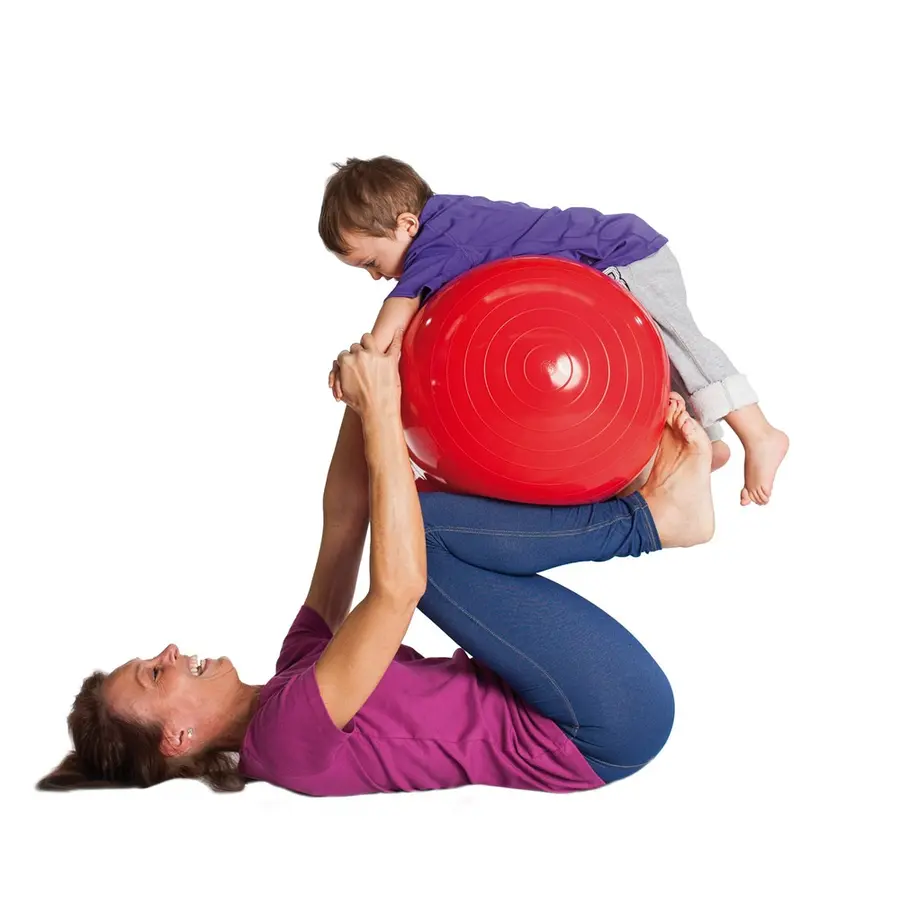 Gymnic® Fysiorulla/Peanutpallo 85 cm x 130 cm (punainen) 