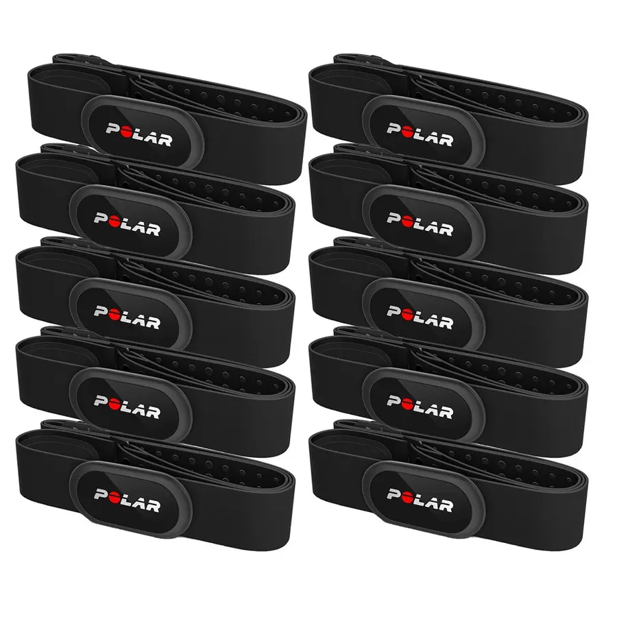 Polar H10 | Sykevyö 10 kpl | Musta | Koko: M-XXL 
