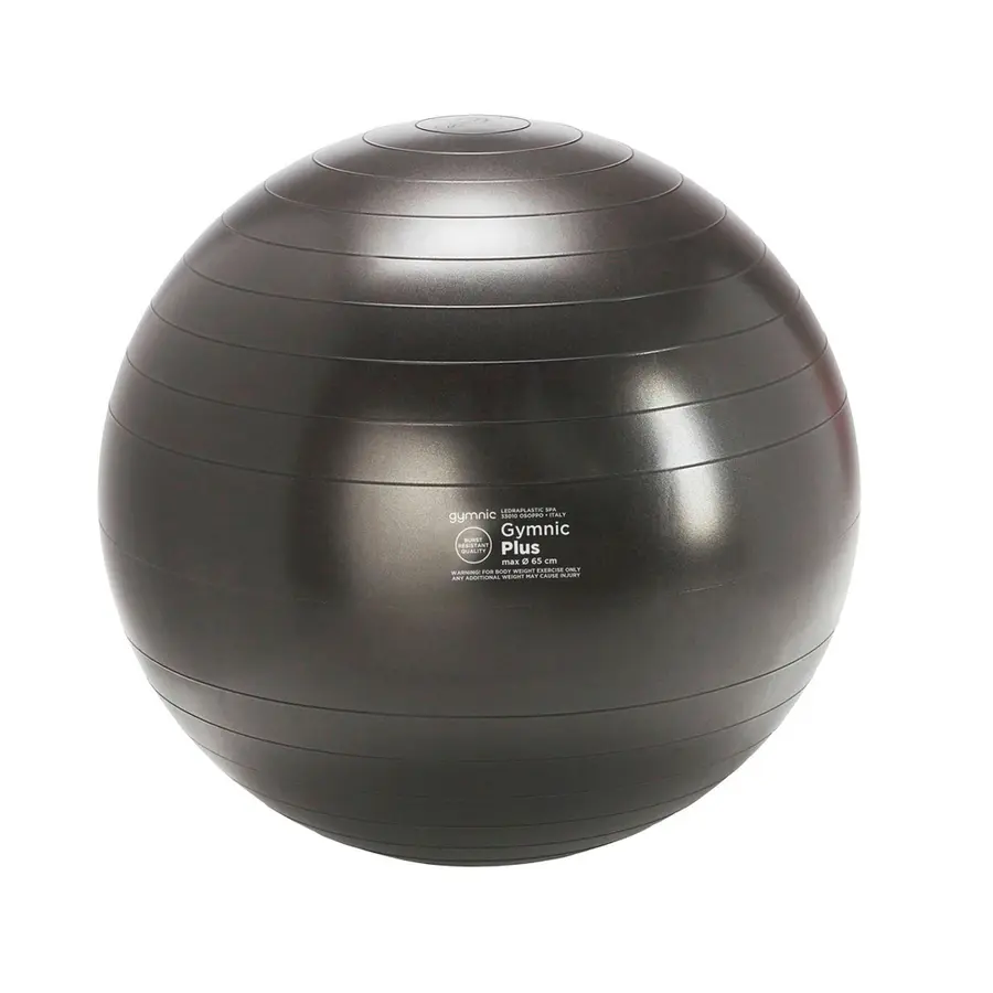 Gymnic Plus pallo 65 cm musta Korkealaatuinen treenipallo 