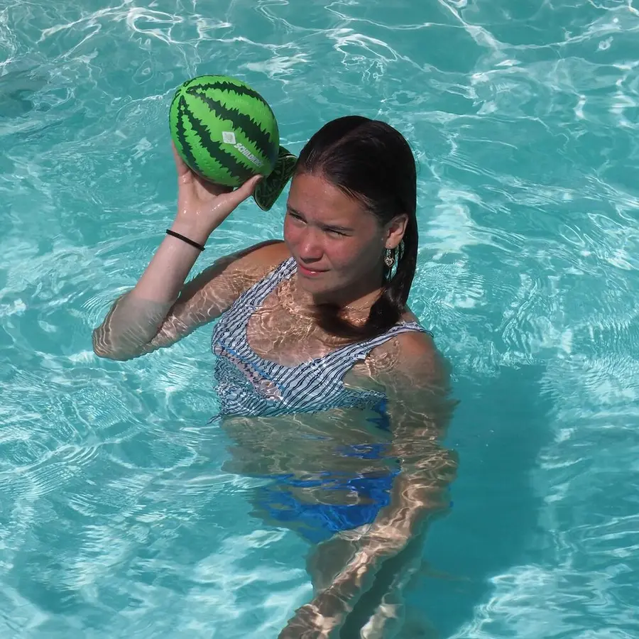 Splash Ball Watermelon Pallon heittäminen vesileikkeihin 