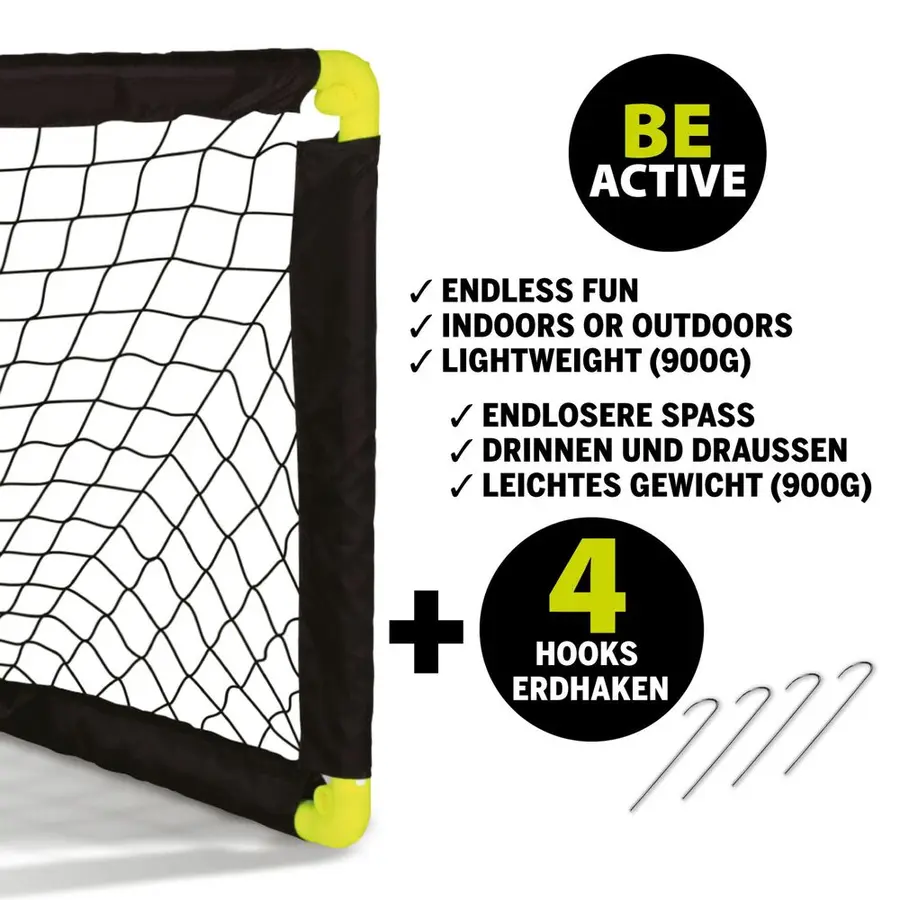 Schildkröt | Jalkapallomaalit | 2 kpl 90x60 cm | Taitettavat maalit 