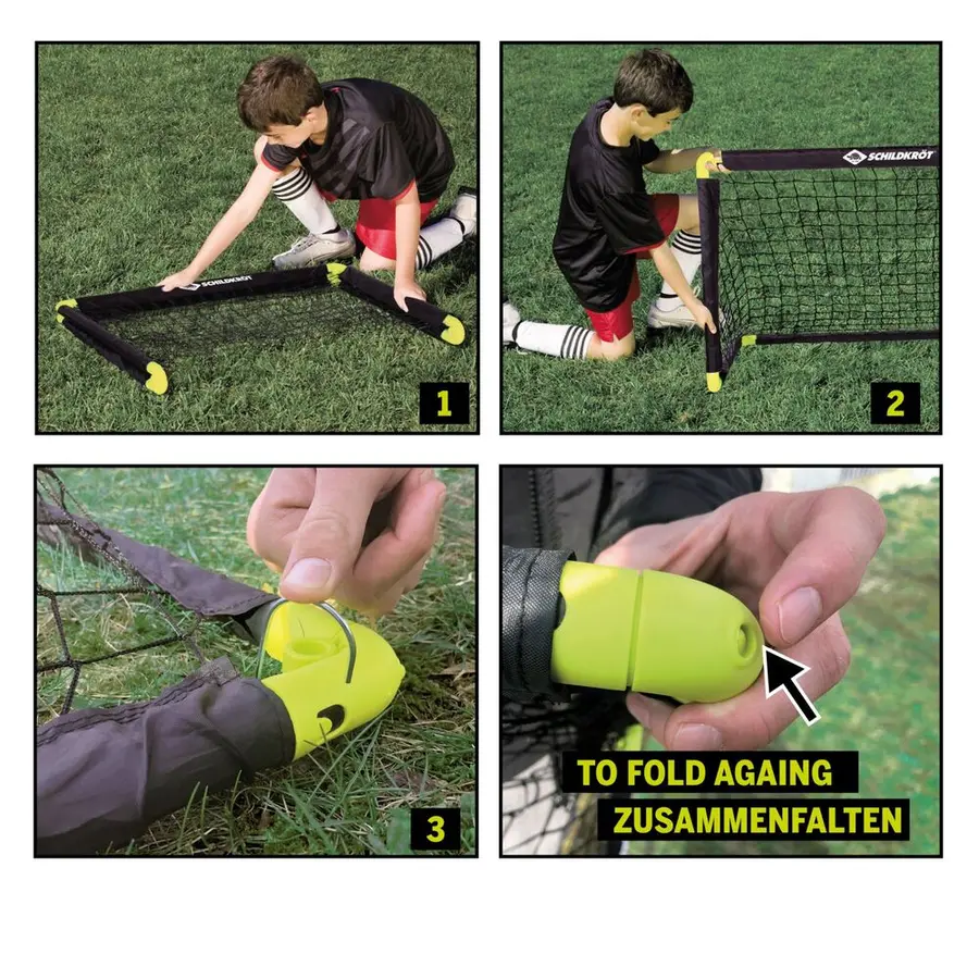 Schildkröt | Jalkapallomaalit | 2 kpl 90x60 cm | Taitettavat maalit 