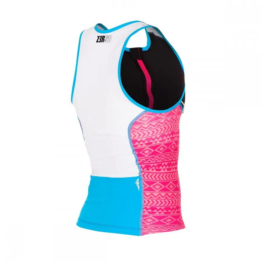 ZEROD racer TOP | Women  L Black / Pink 