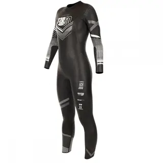 Våtdrakt dame ZEROD Vanguard L Triathlon | Open Water - Svart/Hvit