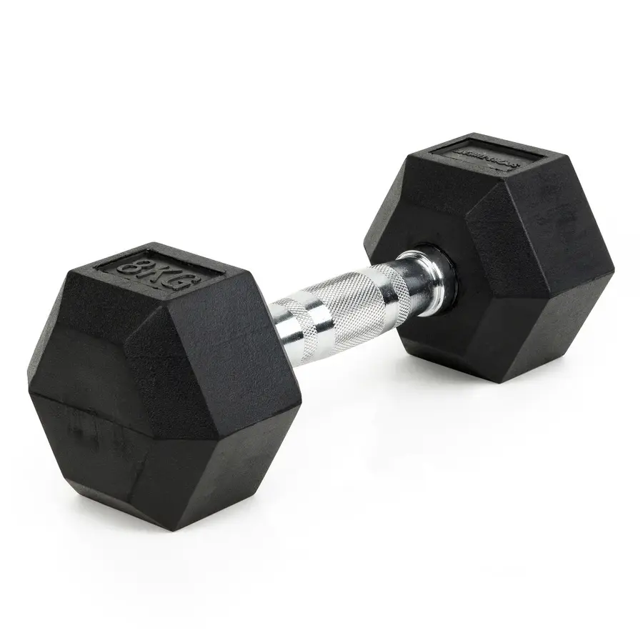 Sport-Thieme | Rubber Hex Käsipaino 8 kg 
