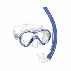 Mares Snorkkelisetti 8–14-vuotiaille Laaja näkökenttä ja helppo säätää