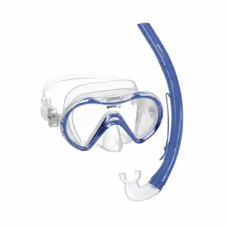 Mares Snorkkelisetti 8–14-vuotiaille Laaja näkökenttä ja helppo säätää