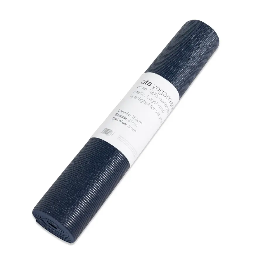 Ata | ECO Joogamatto 183x61x0,4 cm | Tummansininen 