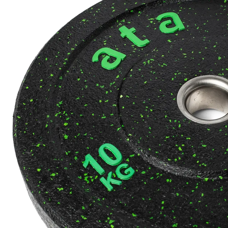 Ata | Hi-Temp Painolevy 2 kpl | 10 kg | Musta, vihreät pisteet 