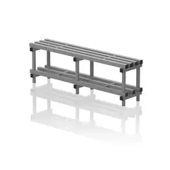 Single benches 150 cm Grey 35