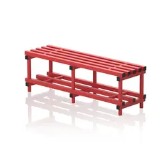 Single benches 150 cm Red 45 cm